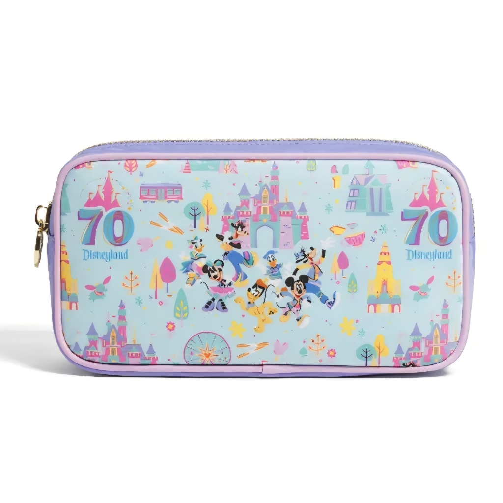 Disneyland 70th Anniversary Pouch By Stoney Clover Lane Nib
